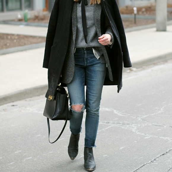 Black booties (6.5) - Picture 5 of 6